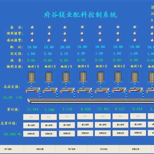 迪慶稱重配料系統